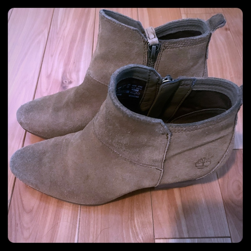 Suede Booties - image 1
